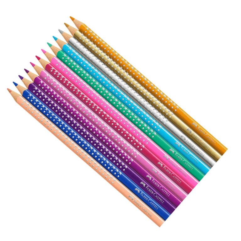 Faber Castell farveblyanter 12 stk. med navn billede 2