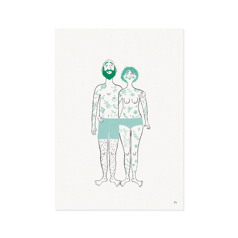 Veganerglad – plakat