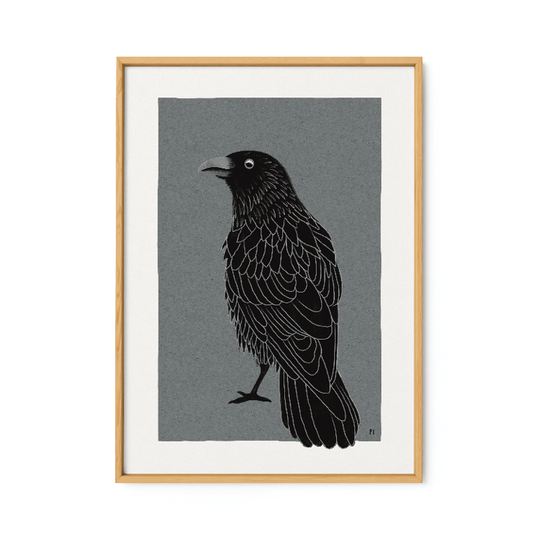 Ravnesort – plakat billede 2