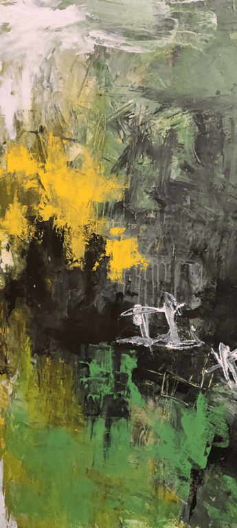 Light Of The Enchanted Forest (100x120) billede 6