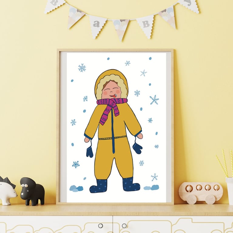 Plakat: Snevejrsdag billede 2