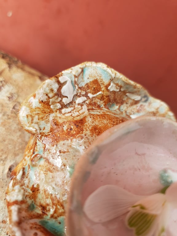 Lille håndformet skulpturel holder  billede 2