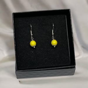 Gule Øreringe – produktbillede