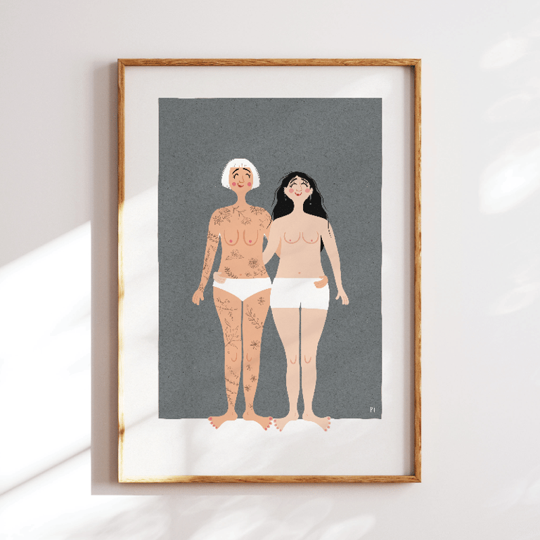Holder om livet – plakat billede 3