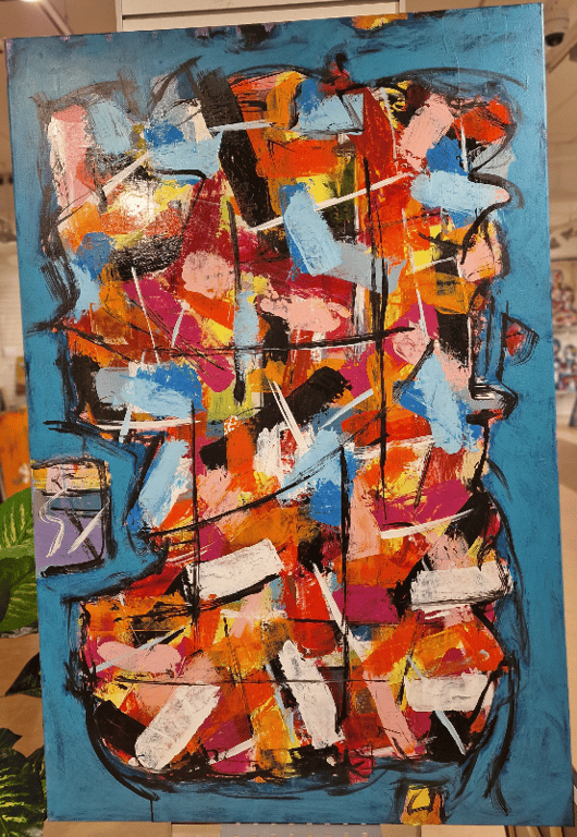 #1253  100x150cm  SOLD billede 2