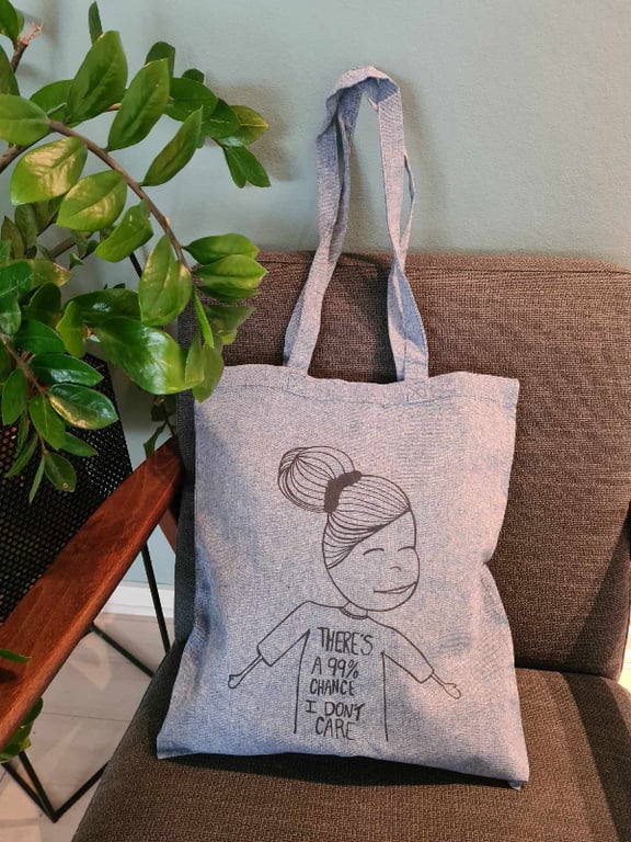 Mulepose: there's a 99% chance I don't care Blå (2)