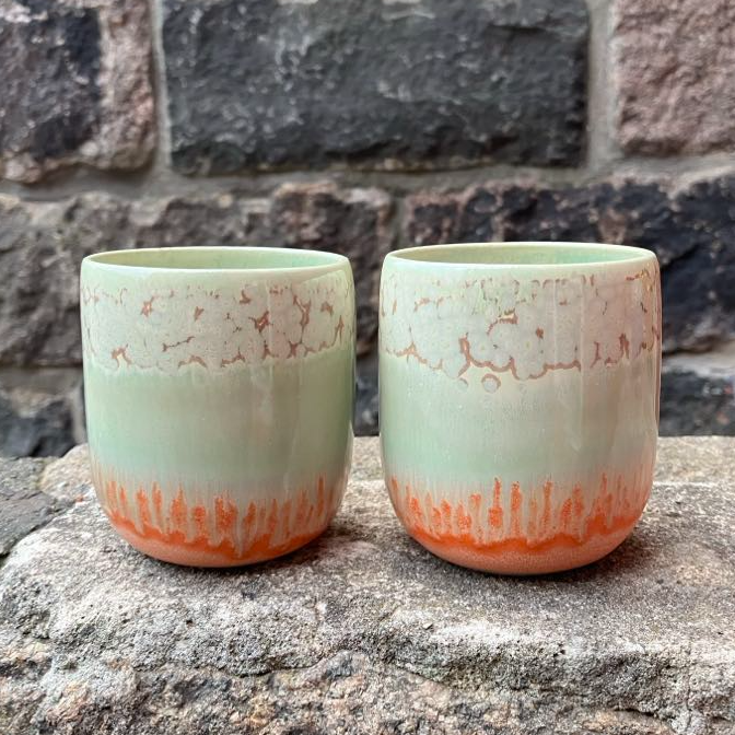 Hånddrejet kop  billede 4