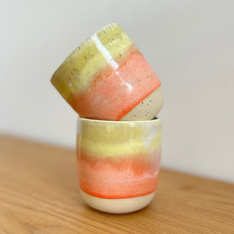 Orange-gule solskins-kopper billede 3