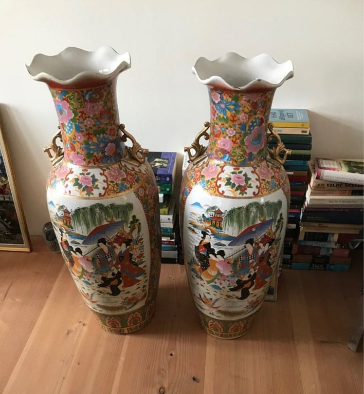Kinesiske Gulv vaser - 90 cm. billede 2