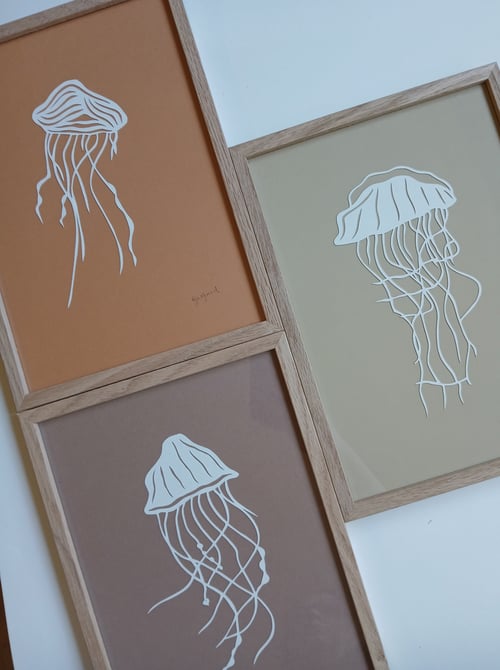 A4, gople nr 83, abrikos, indrammet