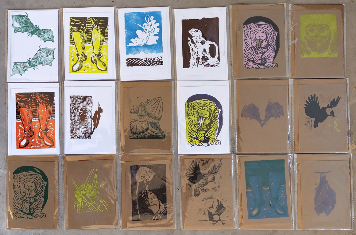 5 Kort m kuvert/5 Cards w envelope 