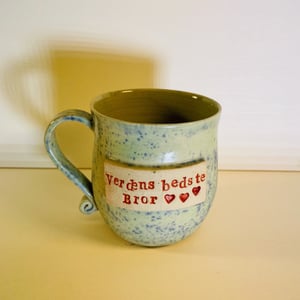 Krus med tekst - Verdens bedste bror – produktbillede