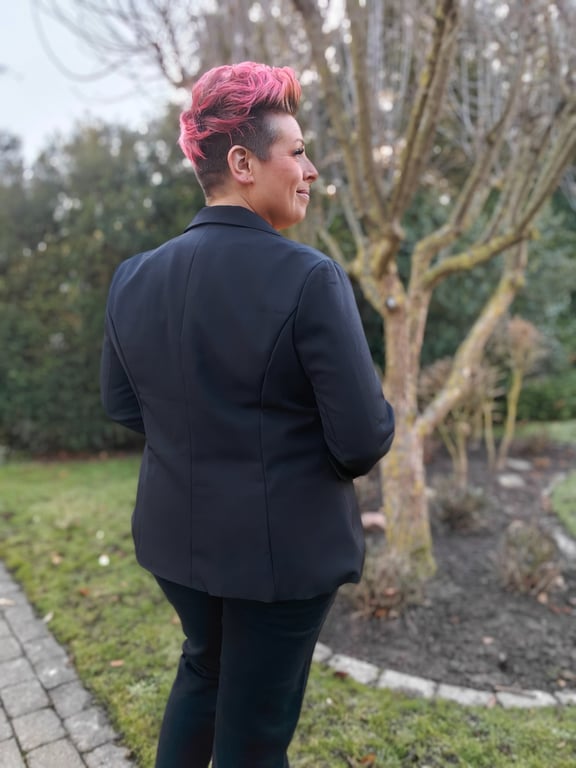 Hannah Blazer Sort billede 3