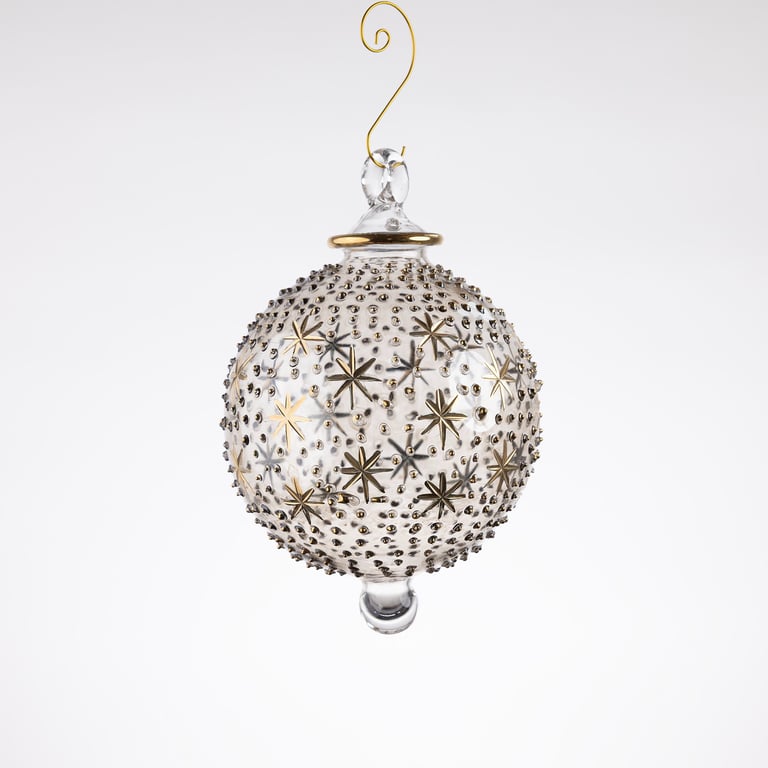 JULEKUGLE DESIGN 1003 COFFEE MED GULD billede 3