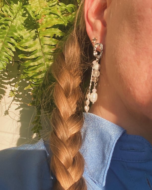 Bjergkrystal og Howlite  billede 2