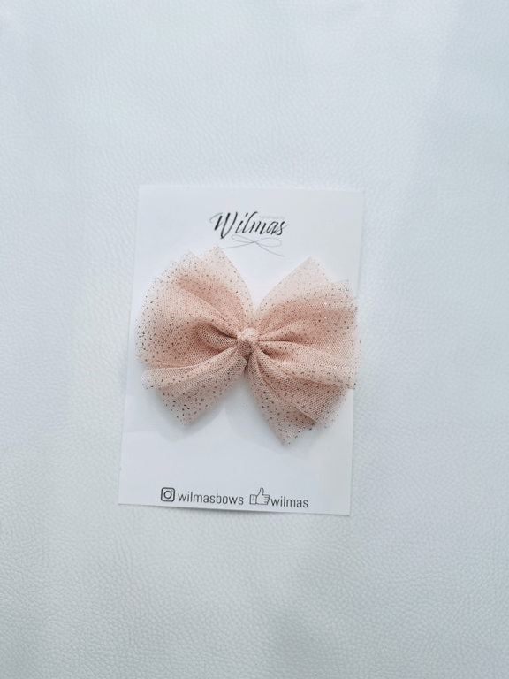 Glimmer tyl lys Rosa