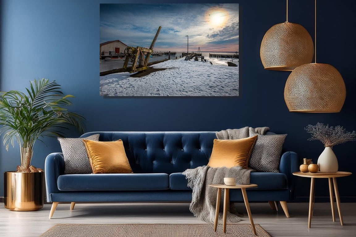 Rustik Vinter – Stavreby havn billede 2