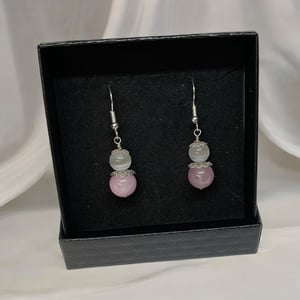 Lyserød Øreringe  – produktbillede