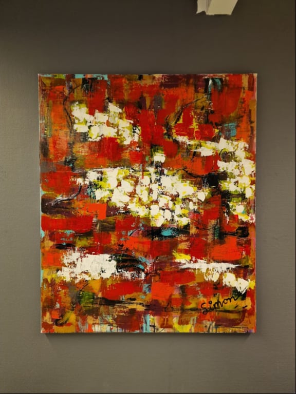 #1183 Maleri 100X120cm  SOLD billede 2