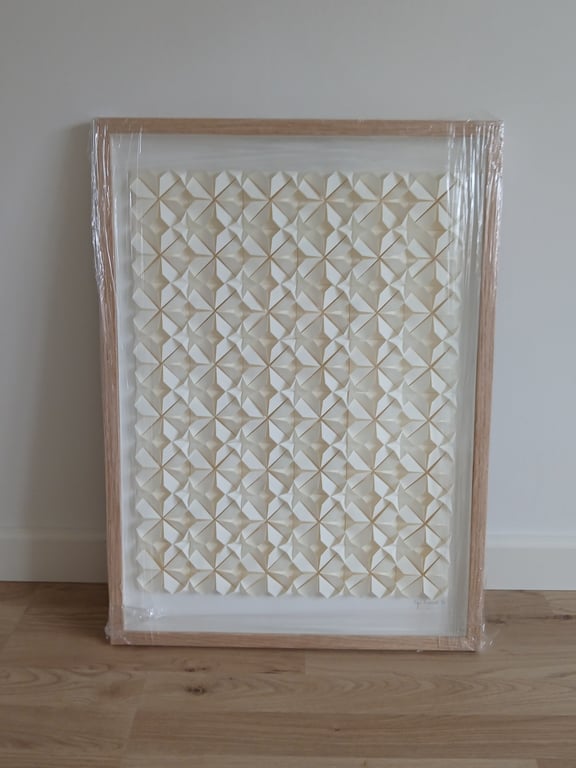 50x70cm, Foldet værk, indrammet  billede 4