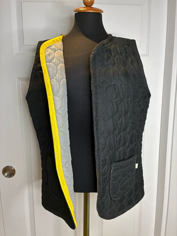 Vest i quilt  billede 2