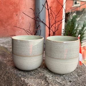 Kopper i indfarvet genbrugsler  – produktbillede