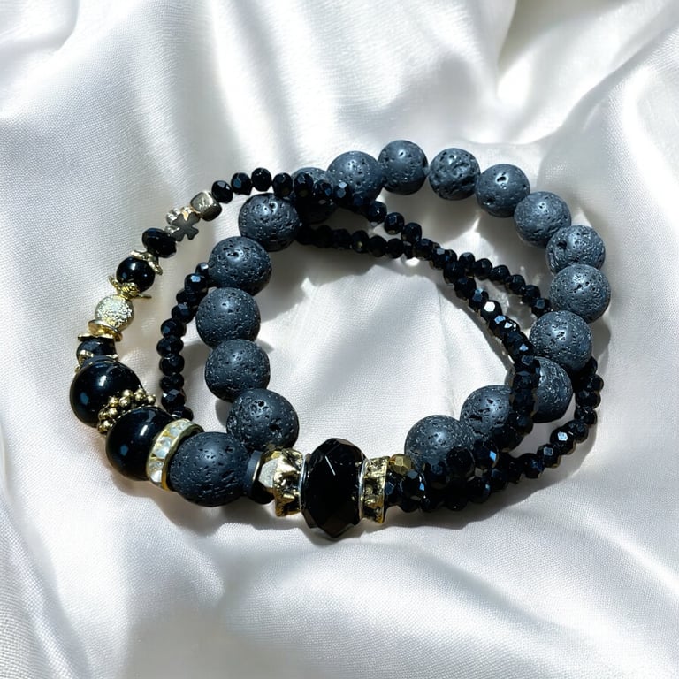 Sort armbånd 