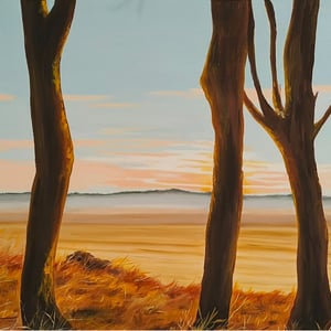 Træer i morgen dis 50*40 – produktbillede