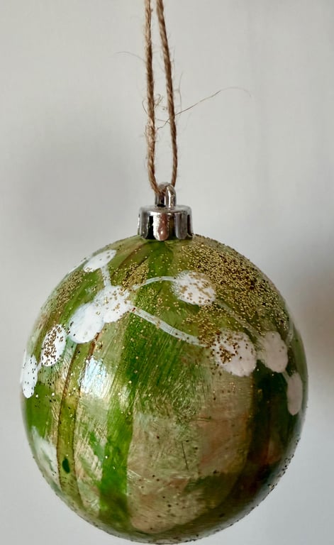 Kunst julekugle 65