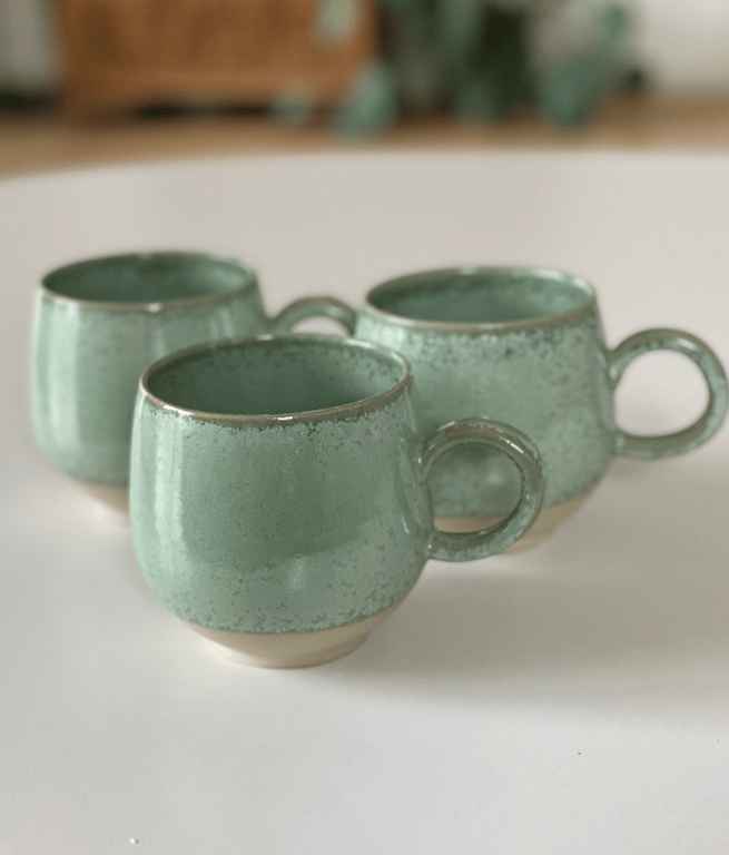 Buttet kop, kobbergrøn