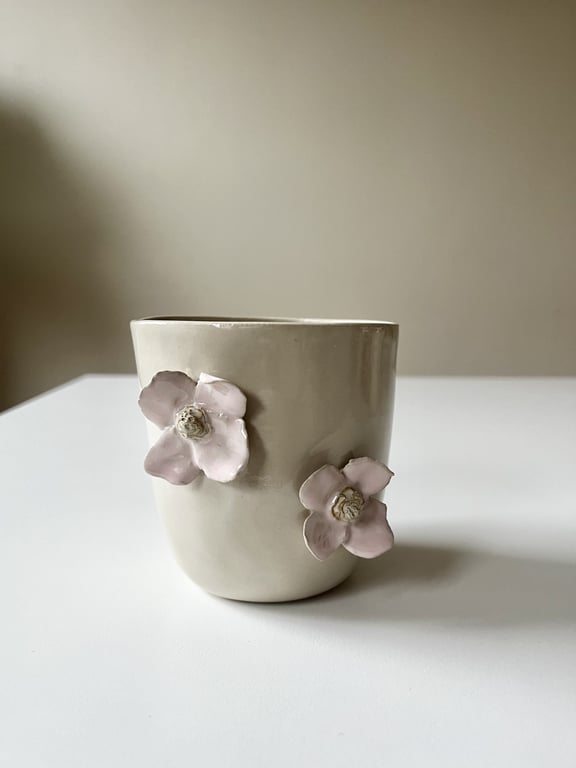 Lyserød blomsterkop No.9