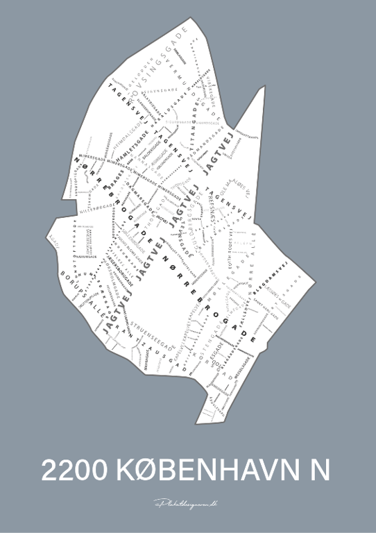 2200 København N A3 plakat