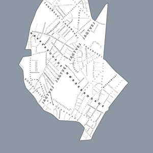 2200 København N A3 plakat – produktbillede