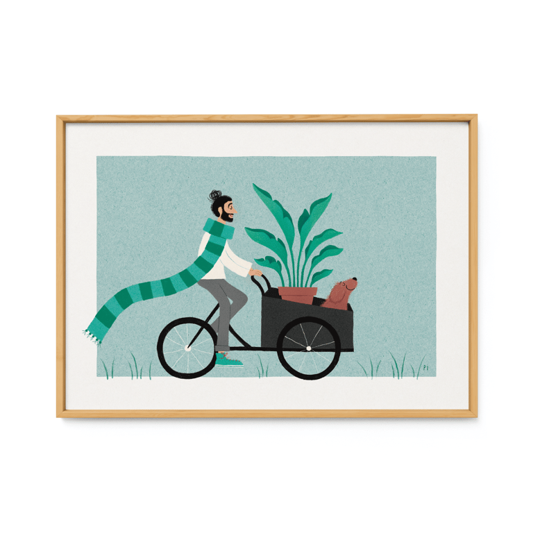 Cykeltur i det grønne – plakat billede 2