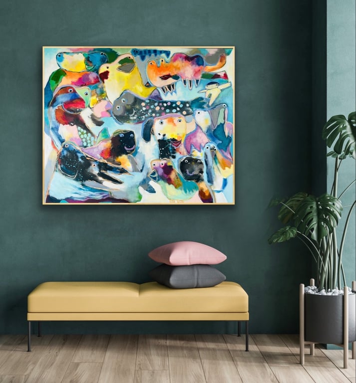 100cm x 120cm billede 3