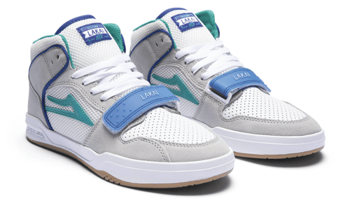 Lakai Telford Mid, White/Gum Suede, Str. 40, 41 & 44 (3)