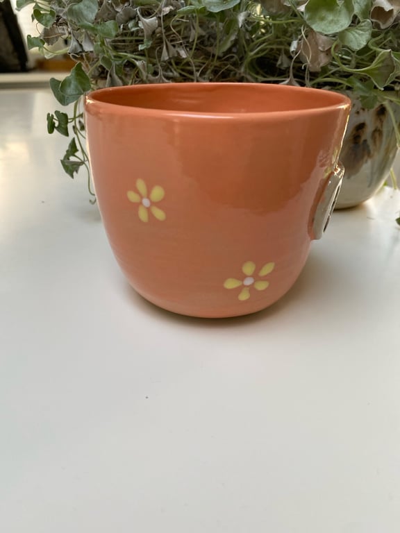 Orange Kaffe-kop billede 3