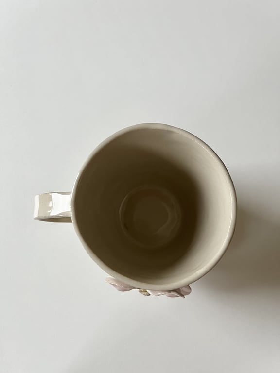 Lyserød blomsterkop No.3 billede 3