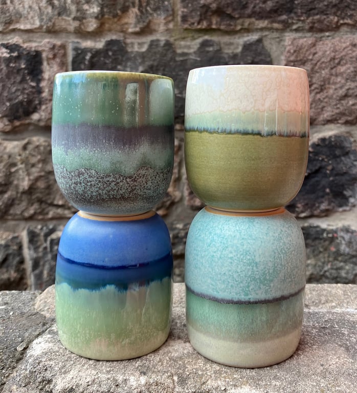 Hånddrejet kop billede 4