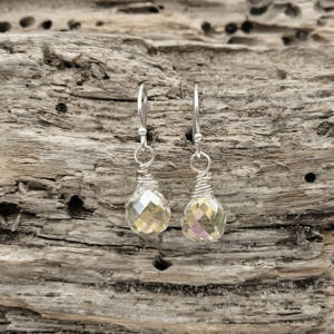 Ørekroge med rhinsten  – produktbillede