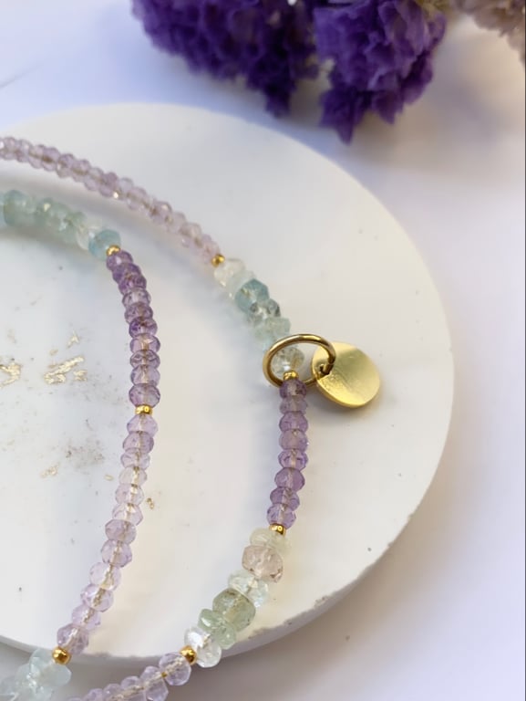 Lilac necklace billede 2