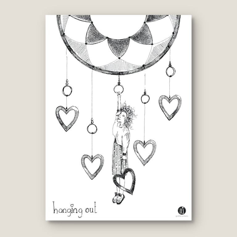 Hanging out - plakat