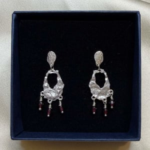 Vega - Øreringe (Forgyldt Sterling Sølv) – produktbillede