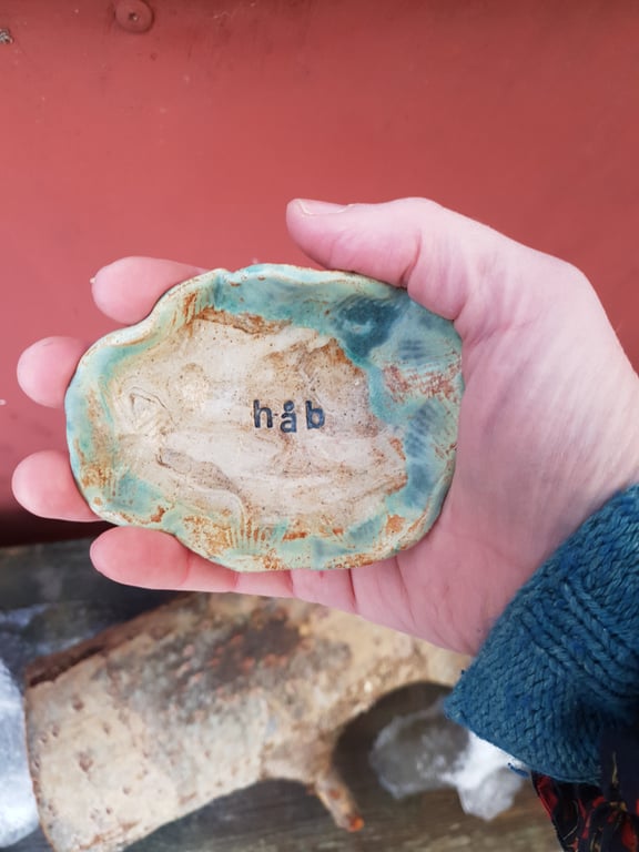 håb - lille skål  billede 3