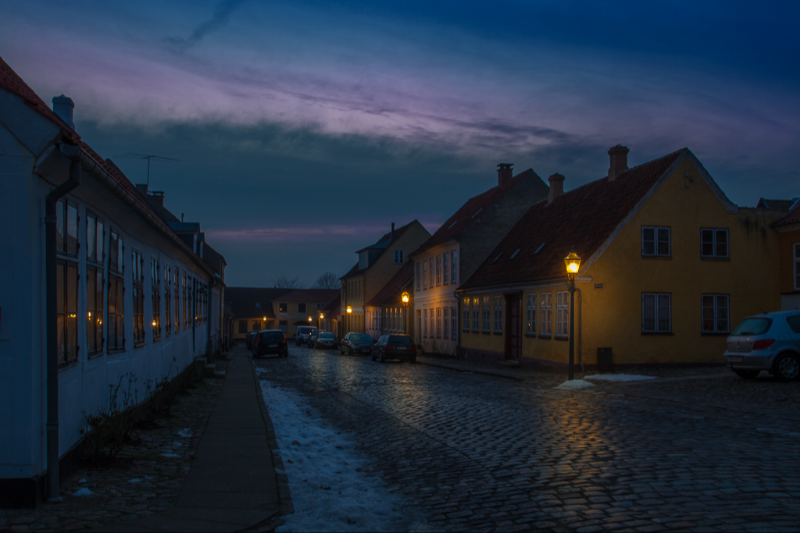 Præstø by night