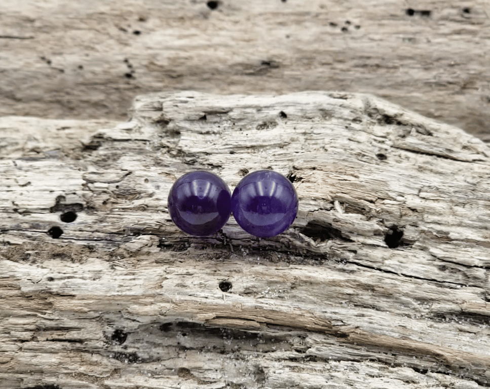 Ametyst ørestikker.