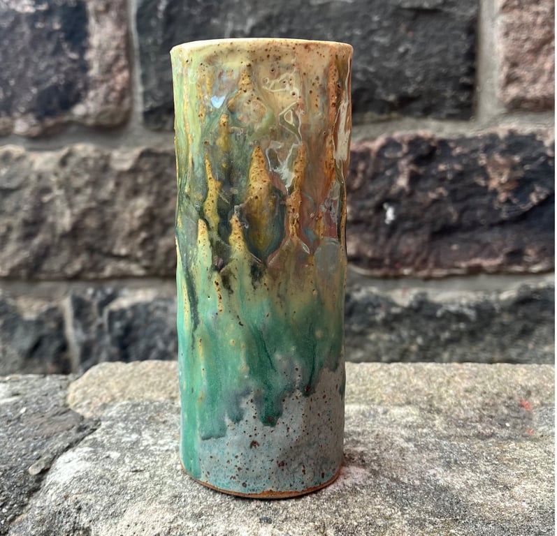 Vase, facetskåret  billede 3