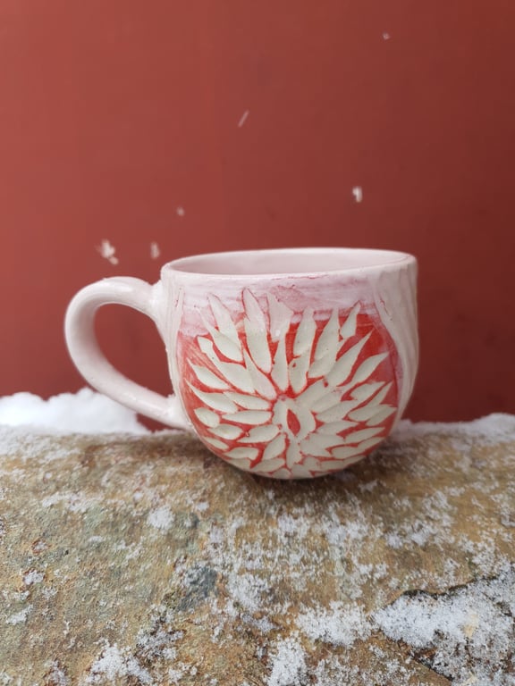 Hjerternes engel kop med hank  billede 3