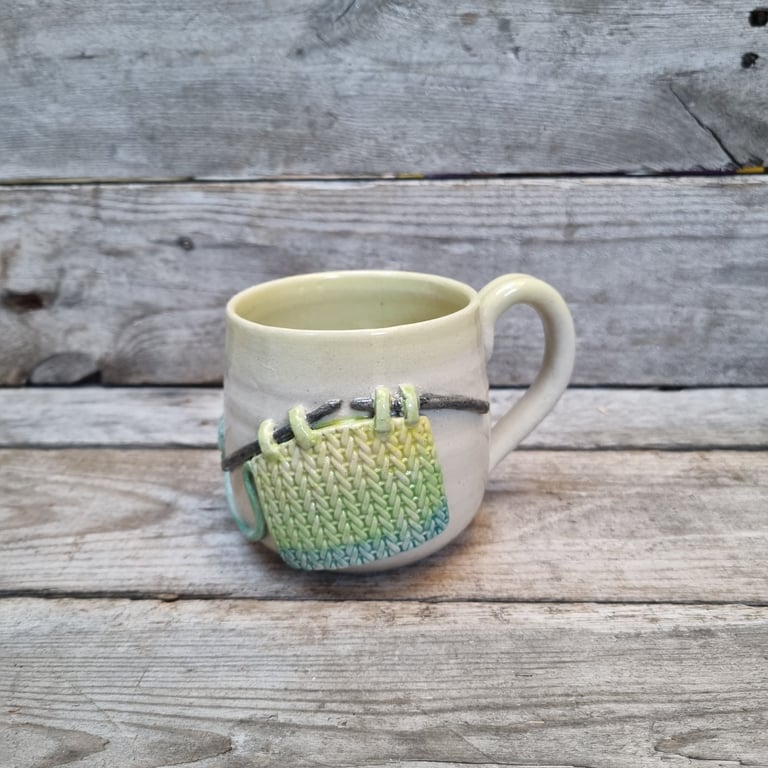 Strikkekop, gul billede 2