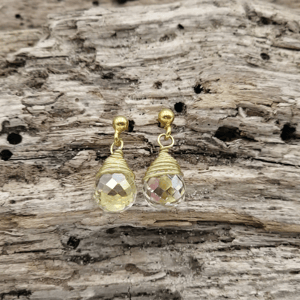 Rhinstens ørestikker. – produktbillede